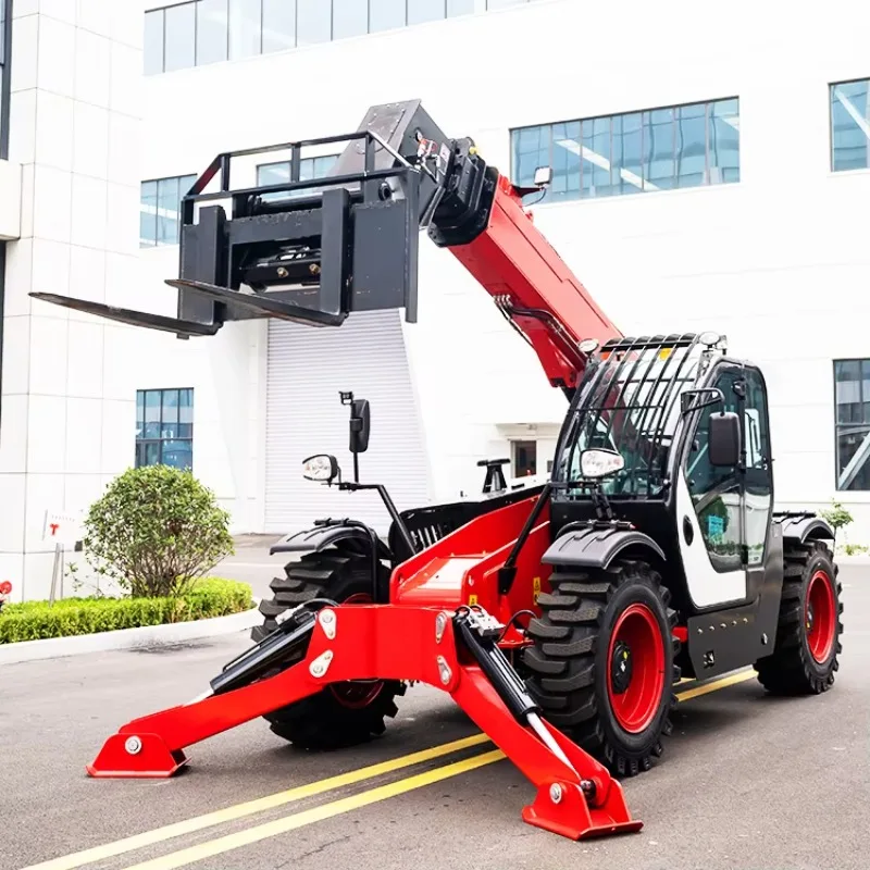 Chinese Top Brand All-terrain Diese Forklift Loader 3tons 3.5tons 4tons Telescope Boom Forklift With 7m 10m 11m Arm Telehandler