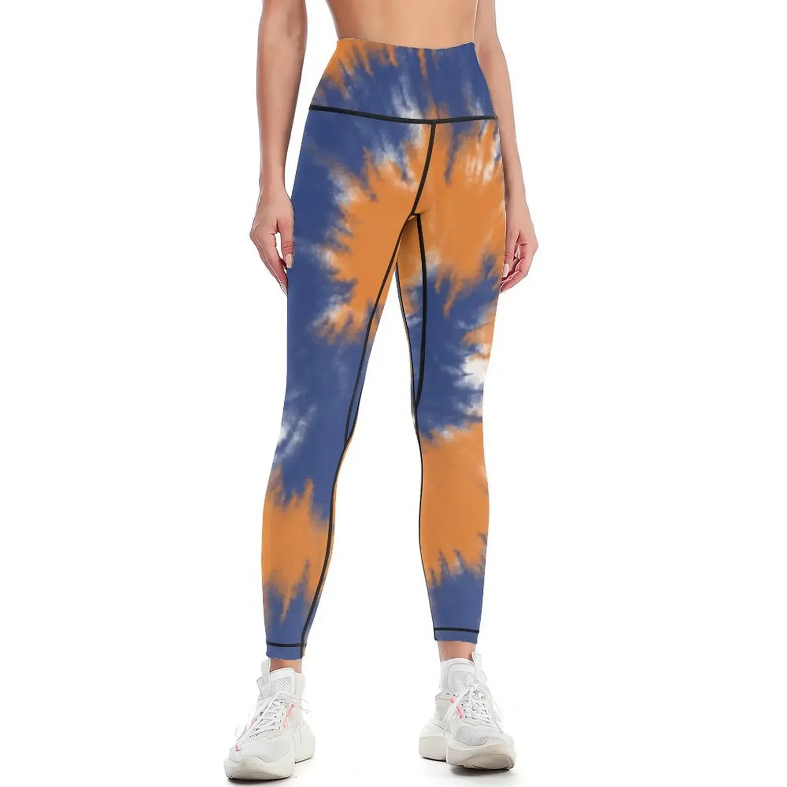 

UVA tie dye Leggings jogging pants push up fitness for girls sports tennis for Womens Leggings