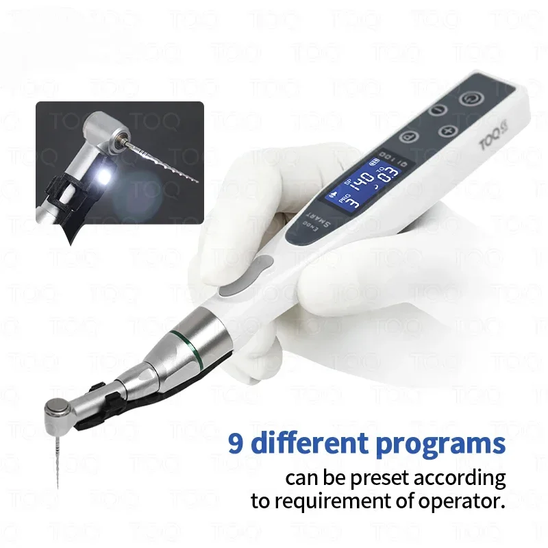 Dental Wireless Endo Motor 16:1, dental restoration kit, wireless Endo with LED light motor, root canal instrument