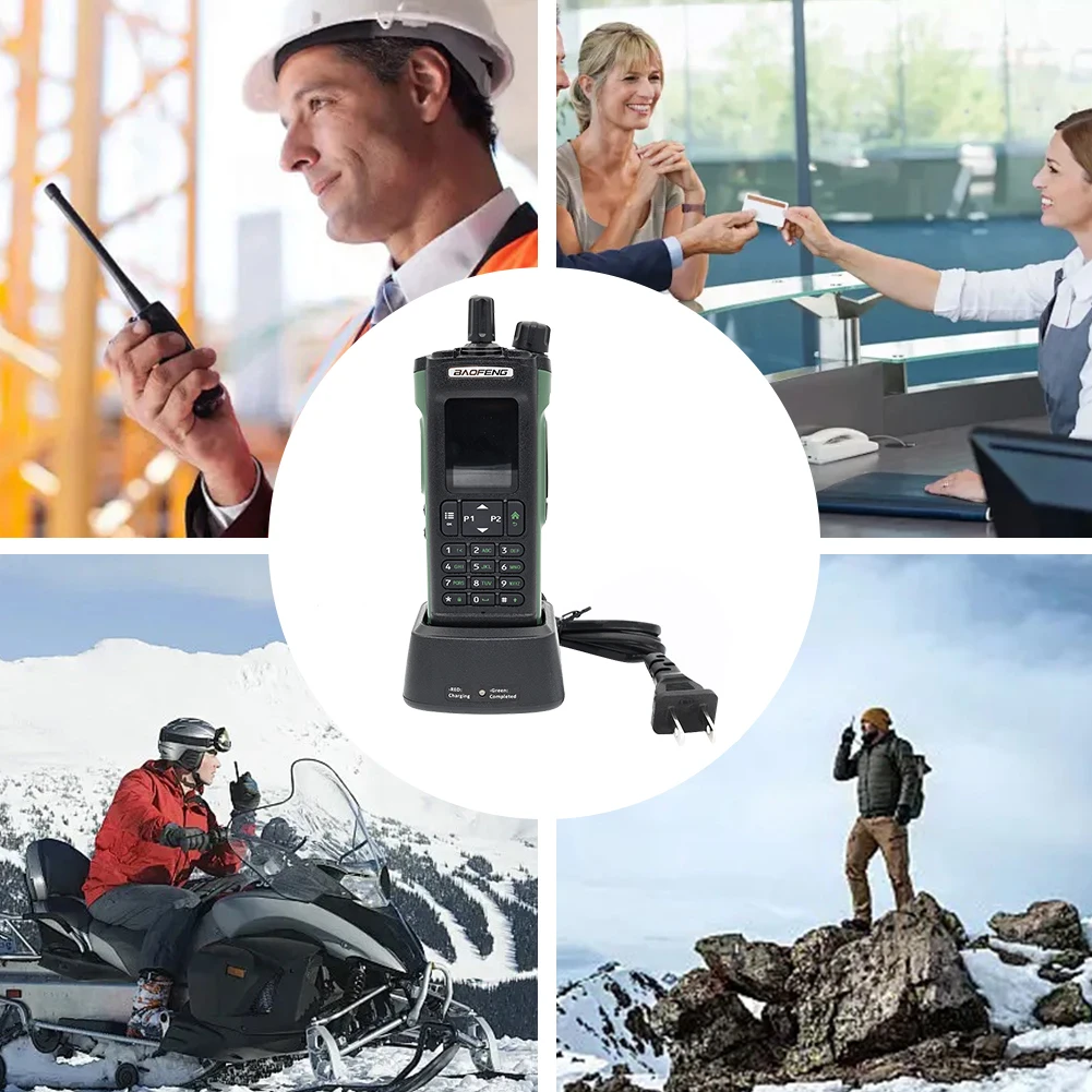 

UV-32 Handheld Digital Walkie-Talkie DMR Multi Band Walkie Talkie 136-147&400-520MHz Amateur Walkie Talkie USB-C Charging Port