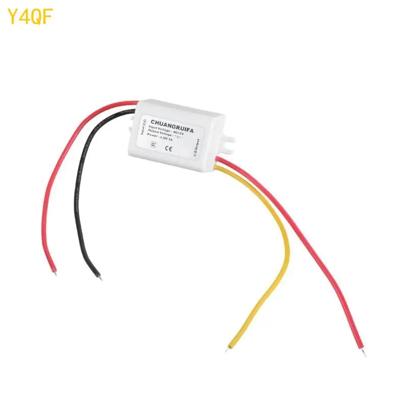 Y4QF IP68 Водонепроницаемые конвертеры Buckk с 12 В в 1,5 В 3А 4,5 Вт Модуль питания для трансформаторов для светодиодов CAR,