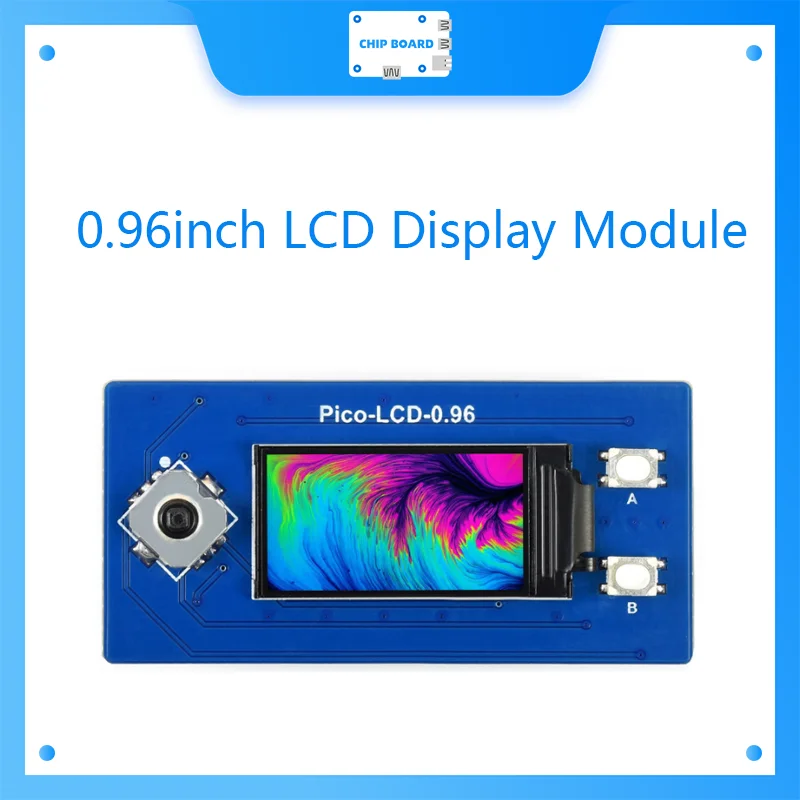 

Waveshare 0.96inch LCD Display Module For Raspberry Pi Pico, 65K RGB Colors, 160×80 Pixels, SPI Interface