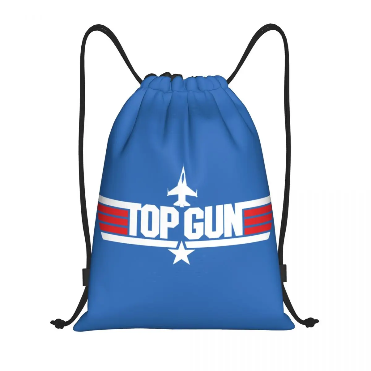 Maverick Film Top Gun Drawstring Sacos Mulheres Homens Portátil Ginásio Esportes Sackpack Compras Armazenamento Mochilas