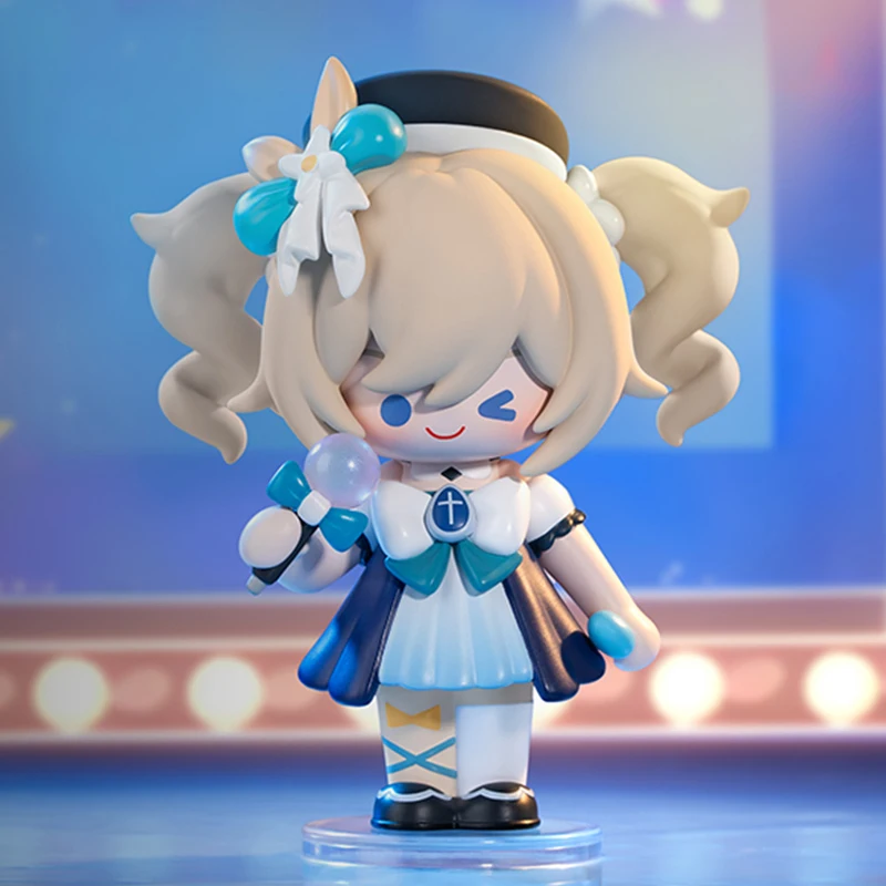 Original genshin impacto animação jogo brinquedos periféricos hutao albedo barbara tartaglia anime modelo de ação figuras coleção