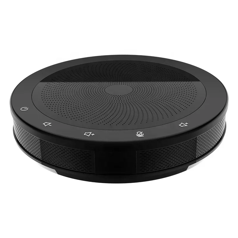 Rocware Full Duplex 360 Degree Portable HD Business USB Speaker Phone With Microphone For Conference Calls Zoom Meetings RM20
