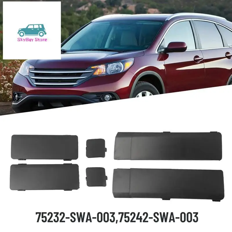 

6Pcs Roof Rack Delete Removal Cover For Honda CRV CR-V 07-11 75232-SWA-003/75242-SWA-003 75233-SWA-003/75243SWA003