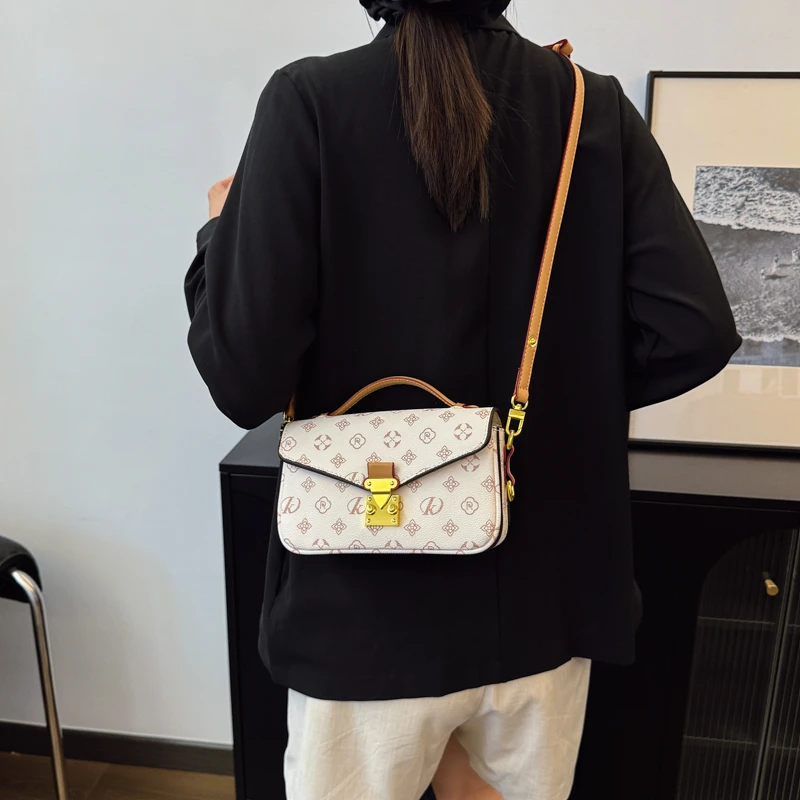 حقيبة كروس كلاسيكية مصممة للنساء حقائب كتف جلدية فاخرة للسيدات أنيقة للمكتب والسفر وإكسسوارات عصرية #2