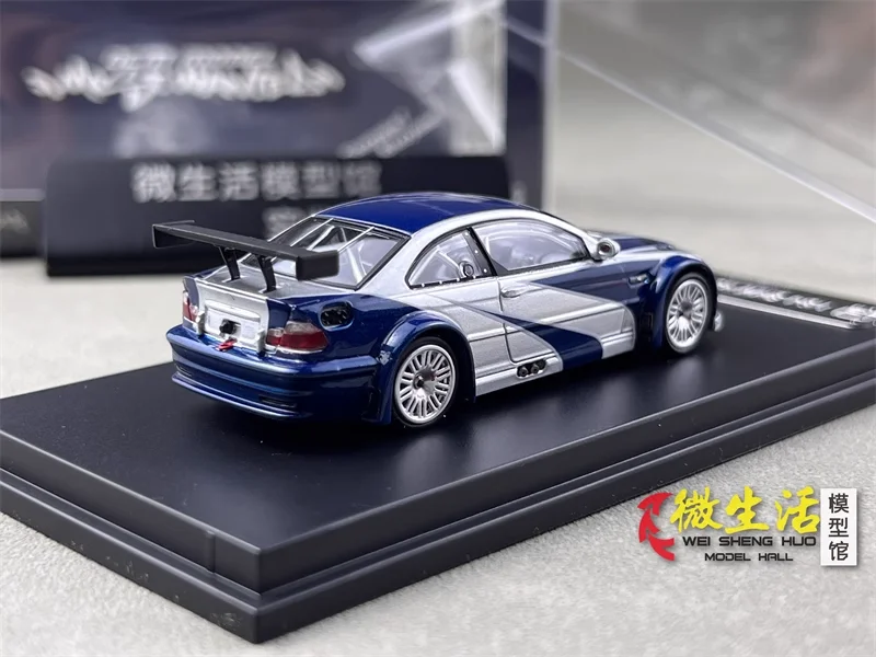 

Готовые акции DCM 1:64 E46 Need For Speed, литые под давлением подарки на день рождения, хобби, дисплей, моделирование, коллекция