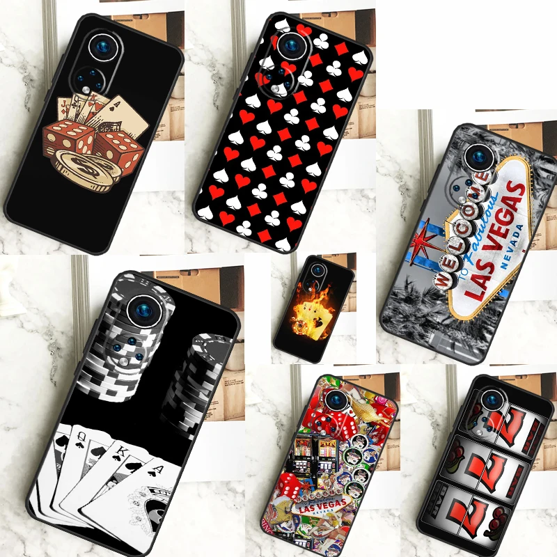 Las Vegas Casino Poker Case For Honor Magic 6 Pro 5 Lite 50 70 90 X6 X7 X8 X9 Honor X6a X7a X8a X9a X8b X9b Cover