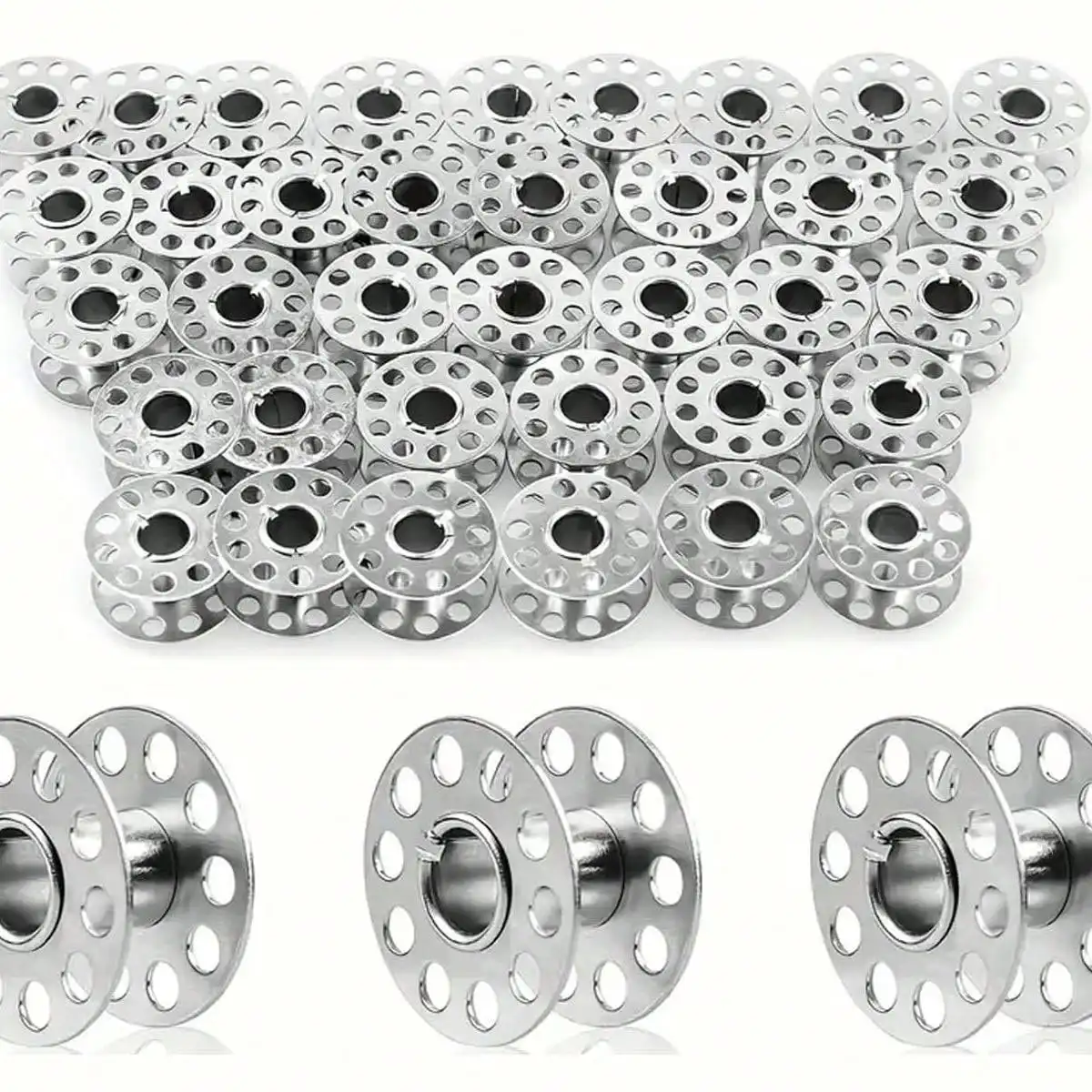 Bobbin Case and Metal Bobbins for Brother Singer Home Sewing Machine Sewing Accessories Tools