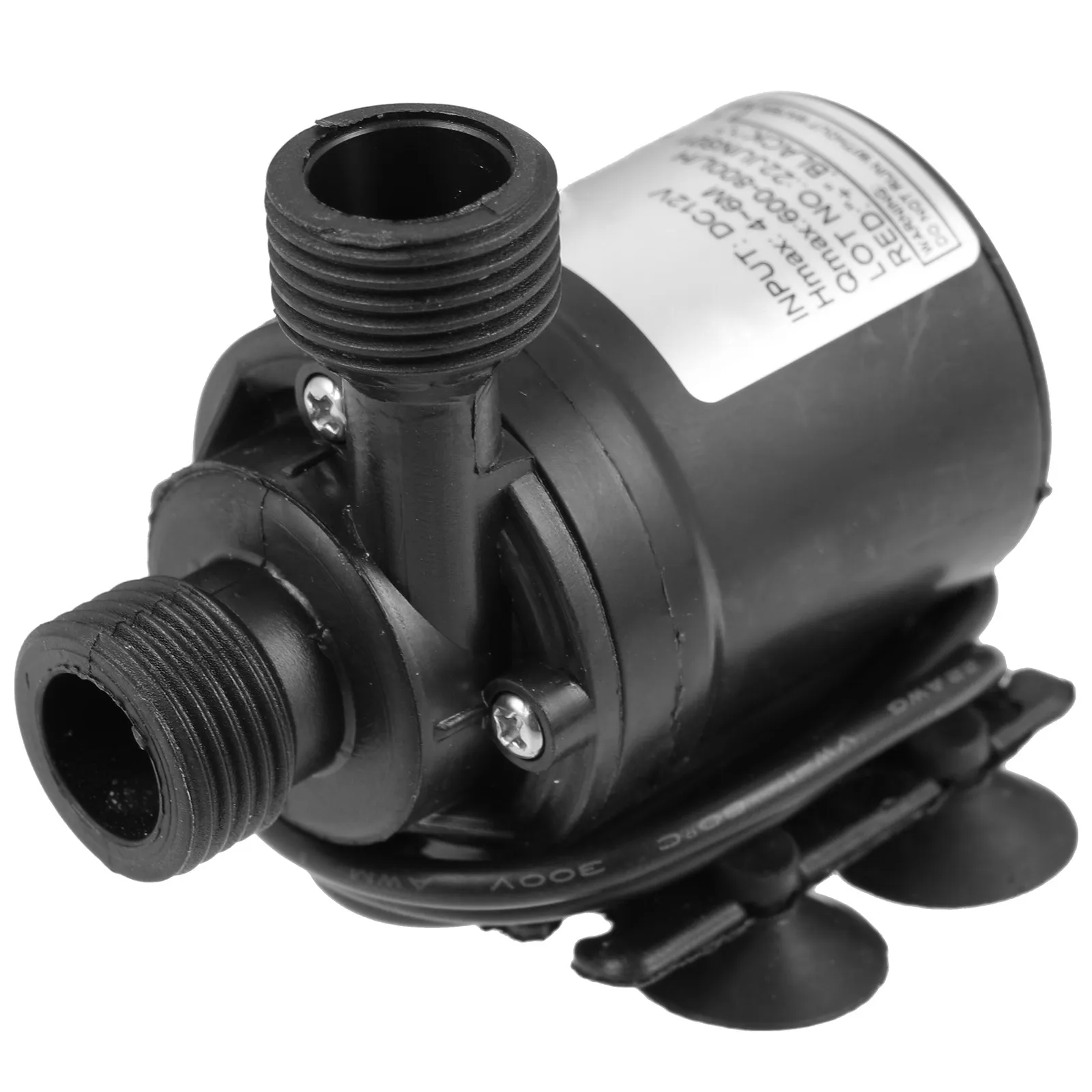 

DC12V Submersible Boosting Pump Silent Water Circulating Booster Pump for Fish Tanks Ponds Fountains Hydroponics Irrigation
