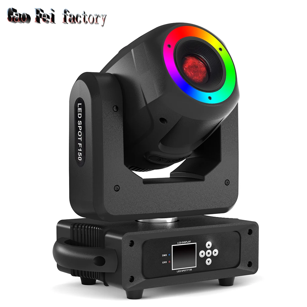 led stage moving head lights lyre spot beam effect light strip para dj party iluminacao de boate 150w 01