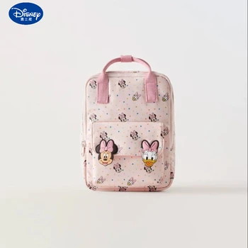 Sac à Dos Multifonctionnel Imprimé Dessin Animé Disney Minnie Mouse Donald Duck, Cartable d'École pour Enfants, à la Mode, pour Étudiant, pour la Maternelle