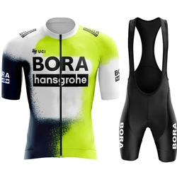 Cycling Clothes UCI BORA Men's Outfit Set Pants Man Sports Wear Cycle Jersey Spring Summer Clothing 2024 Bycicle Uniform Bicycle