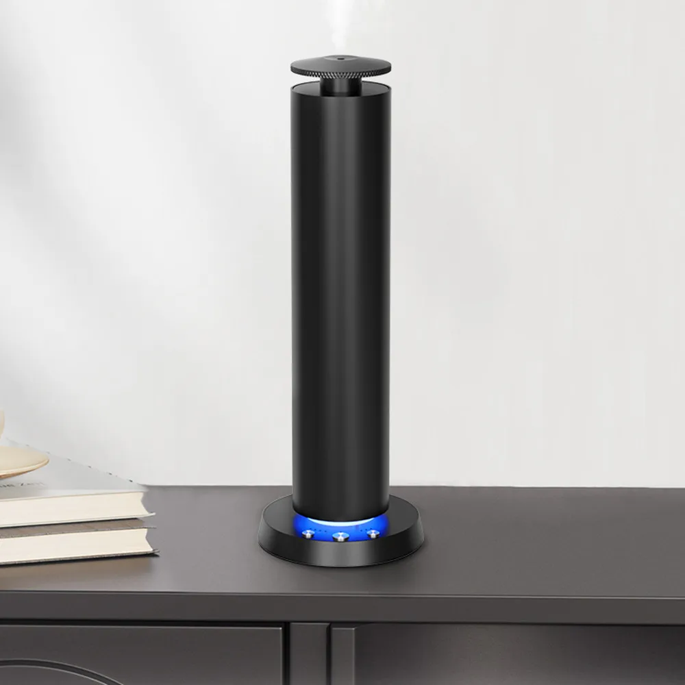 

Battery Metal Material Air Flavoring 120ML Essential Oil Capacity Column Machine Home Fragrance Perfume Bluetooth Aroma Diffuser