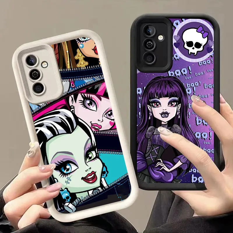 Anime M-Monsters-H-High Phone Case For Samsung Galaxy A03 A04 A05 A10 A20 A21 S A04E A06 A11 A30 A50 M12 M22 M54 5G