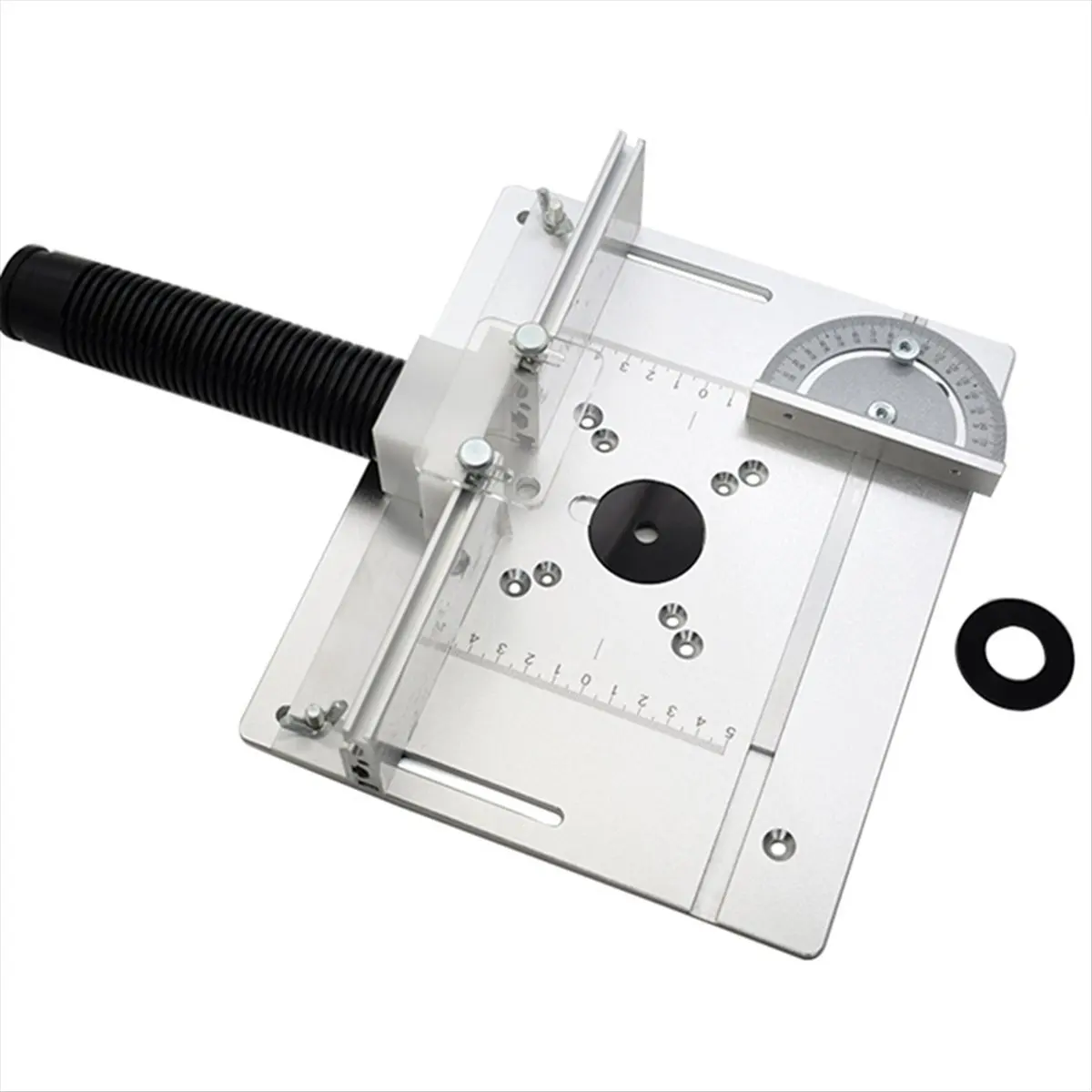 New Router Table Aluminium Insert Plate RouterTrimmer Woodworking Wood Router Table Insert Plate Tool Routers Bench Trimming