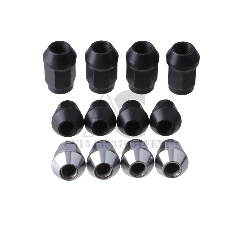 4 PCS Universal Car Wheel Locking Nuts Aluminum Racing Lug Nuts Wheel Bolt Studs M12*1.5/M10x1.25 Accessories