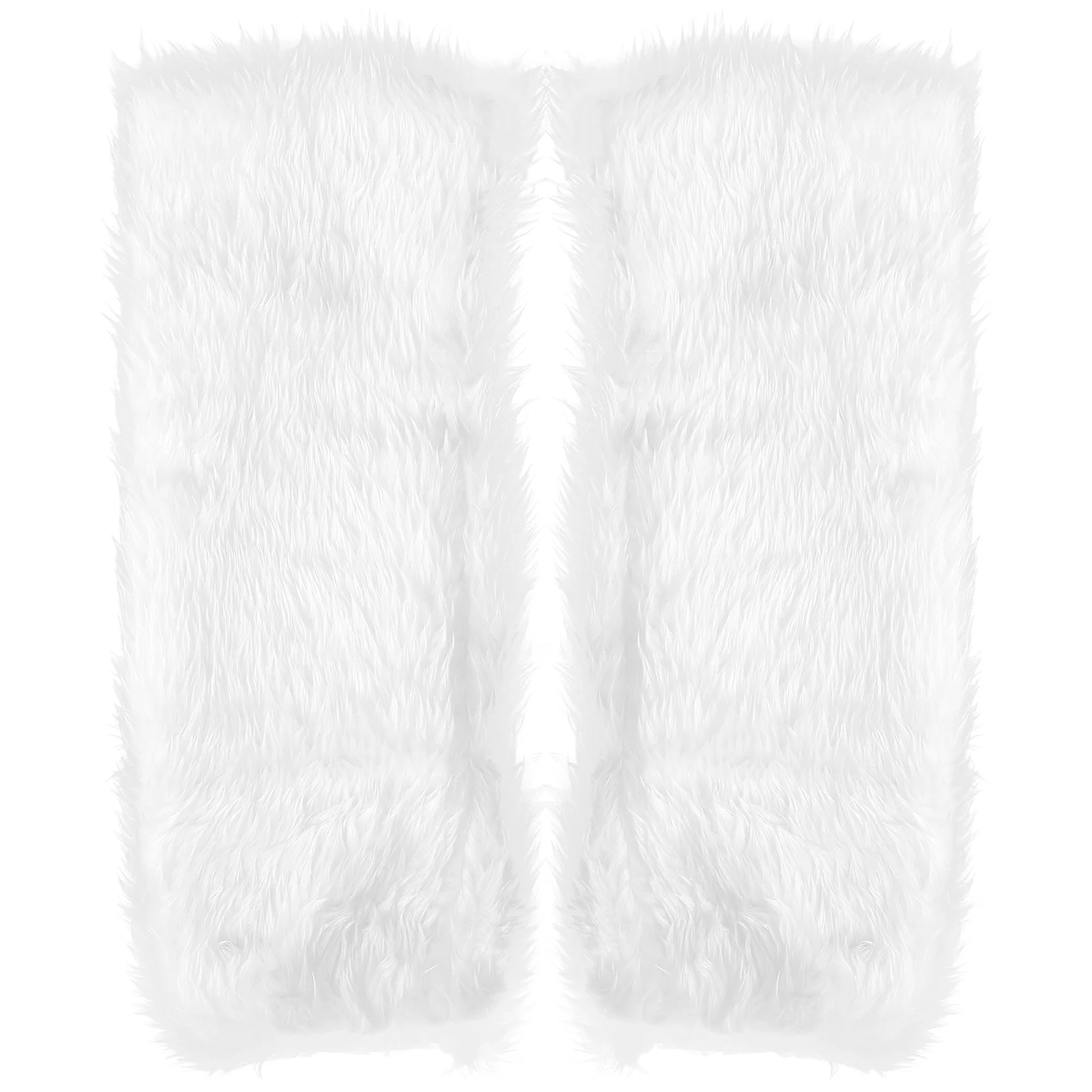 Plush Socks White Fur Leg Warmers Ladies Boots Clothing Fuzzy Furry Golden Velvet Fluffy Miss