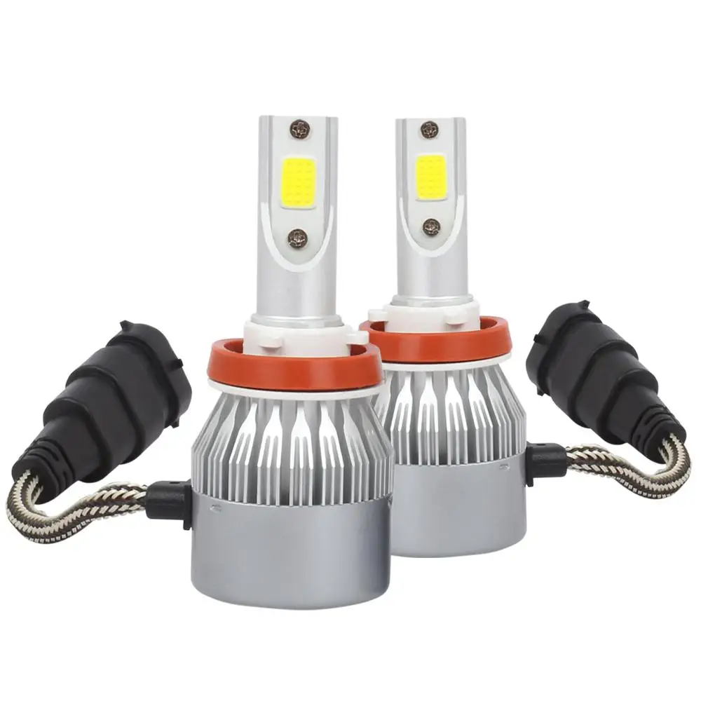 Fog Lamp C6 H8/9/11 Shockproof Explosion-proof Durable Car Accessories Car Headlight 72w 8000lm 3000k Yellow Car Headlight