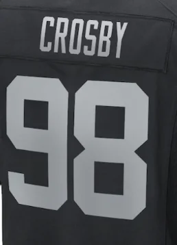 Famous brand Las Vegas Football jerseys with embroidered men women youth customized #98 CROSBY #17 ADAMS #89 BOWERS