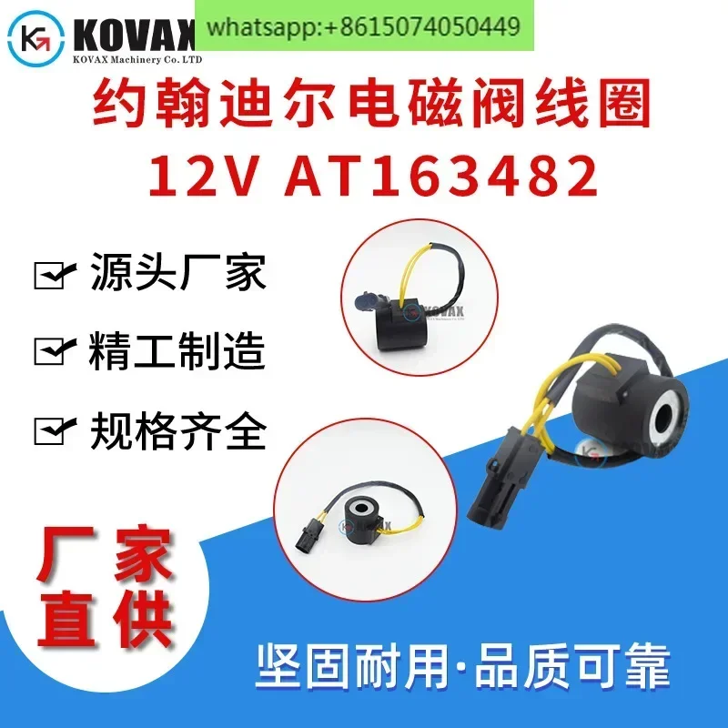 

Solenoid valve coil 12V AT163482 6359732 300D 310D 315D