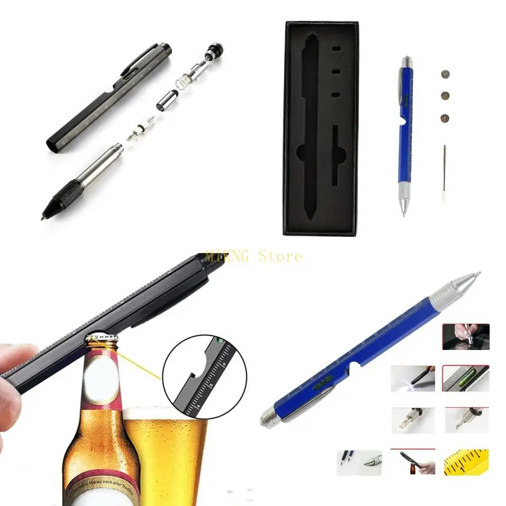 

9 in 1 Multifunctional Ballpoint Pen, 9 in 1 Multi Tool Pen Gadgets Gift for Dad best sale