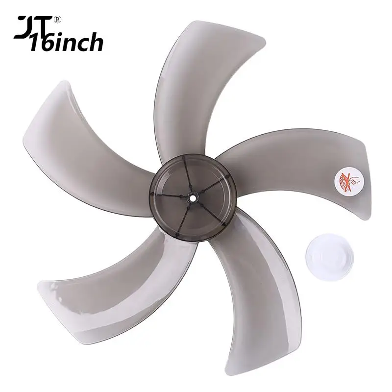 6/14/16 Inch Household Plastic Fan Blade Five Leaves Stand/Table Fanner Accessories With Nut Cover For Pedestal Fan