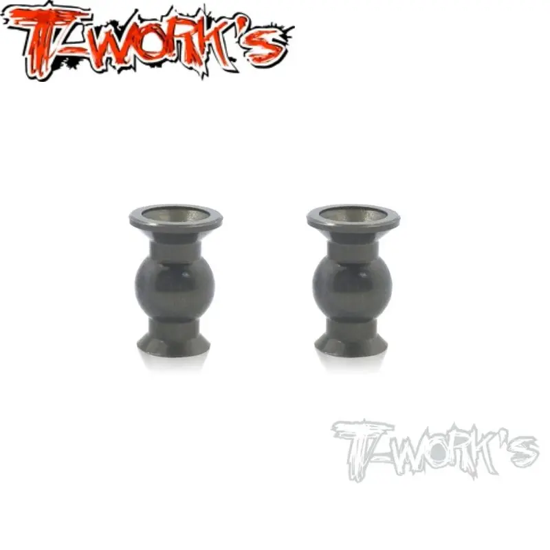 

Original T works TO-104-E 7075-T6 Hard Coated Alum.7mm Steering Pivot Ball With Backstop ( For Hong Nor & OFNA X3/X3E S Rc part