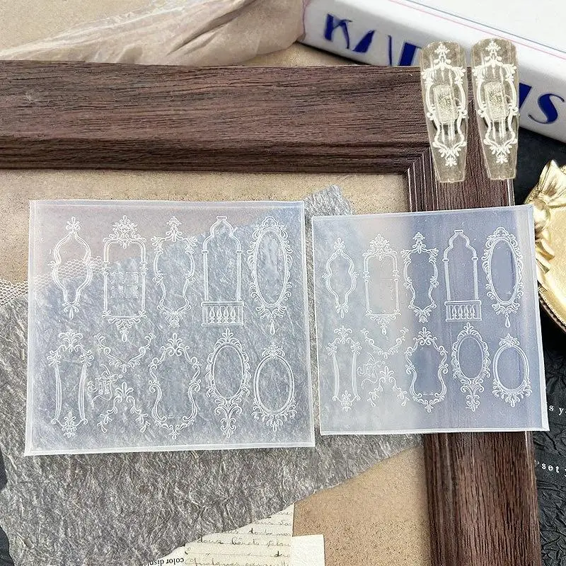 Bowknot فراشة زهرة 3D سيليكون مسمار العفن النمط الصيني الإغاثة مانيكير قوالب تصميم أداة DIY مسمار الفن الديكور #4