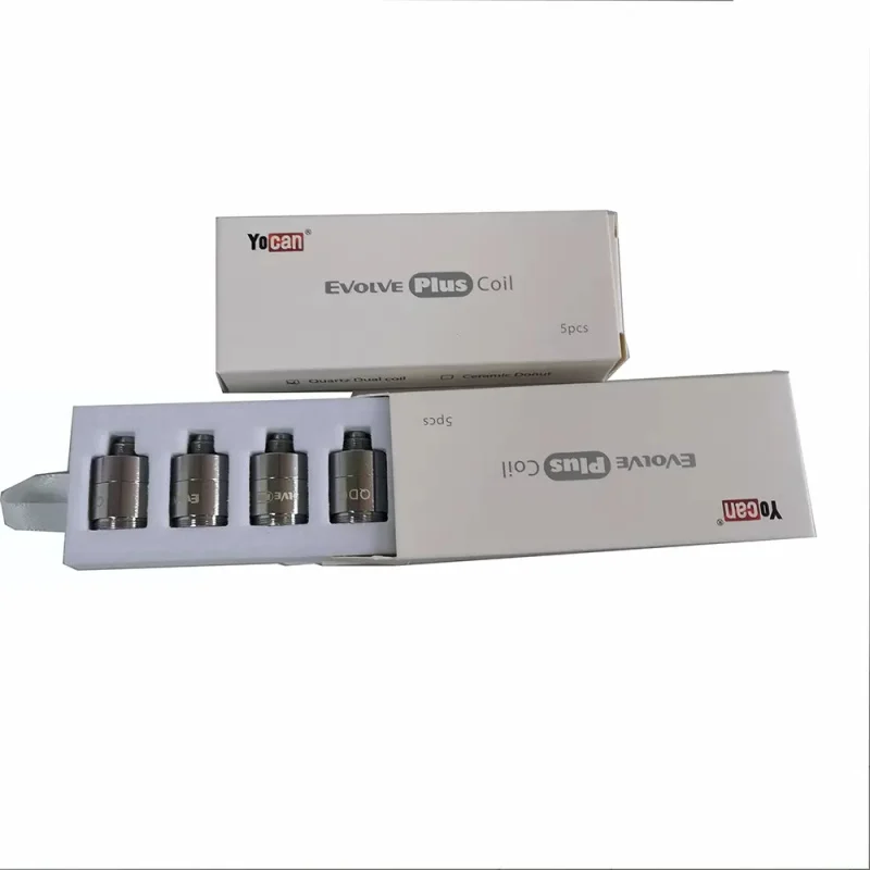 オリジナルyocan進化プラスqdcコイルクォーツデュアル & donautセラミック進化プラスpandon用ワックス蒸気を吸うペン気化器キット