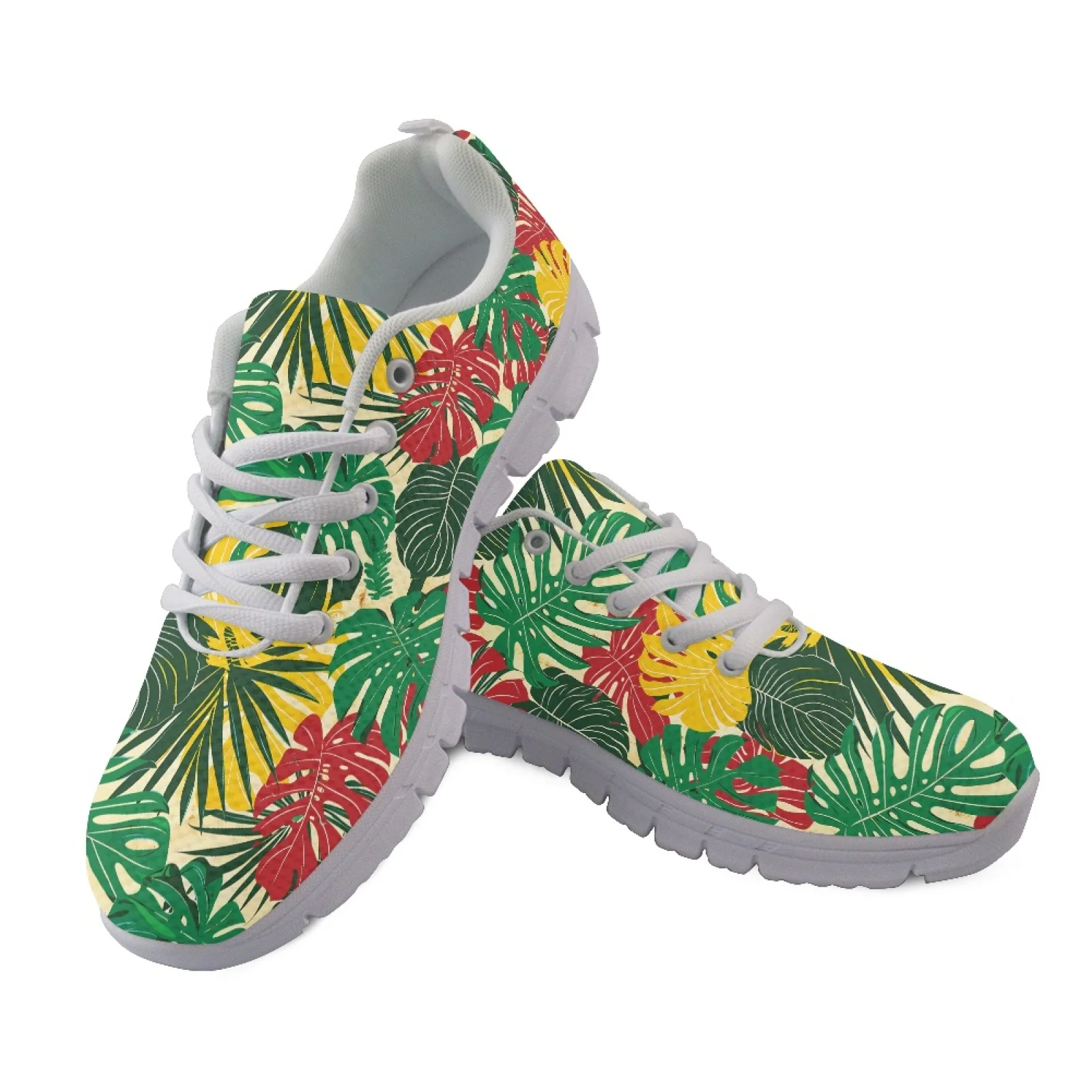 Coloranimal Tropical Leaf 2026 Collection Tennis Shoes Mesh EVA Sole Tennis Running Shoes Training Athletic Sport Shoes