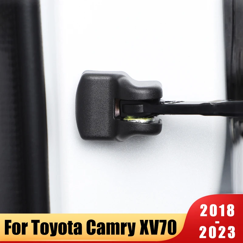 Car Styling Door Lock Check Arm Cap ABS Cover Door Stopper Cover For Toyota Camry XV70 8th 2018-2020 2021 2022 2023 Accessories