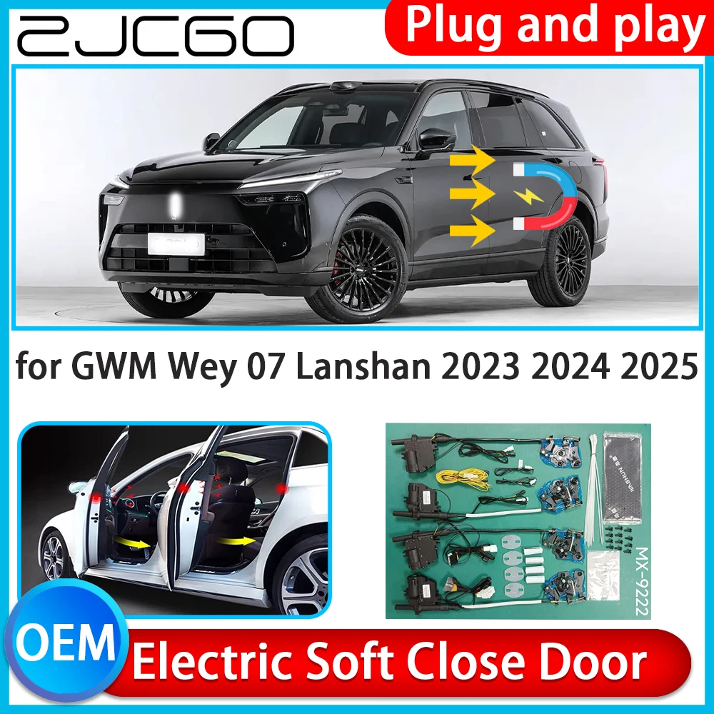 

for GWM Wey 07 Lanshan 2023-2025 Auto Pull Car Soft Close Kit Door Power Latch Electric Door Catch Soft Closing Assist Silent