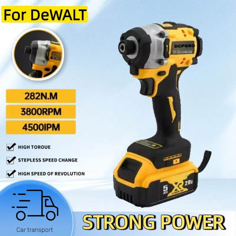 ترقية ل ديوالت DCF860 اللاسلكي المدمجة الحفر/سائق 20 فولت فرش الحفر الكهربائية مفك أدوات كهربائية قابلة للشحن