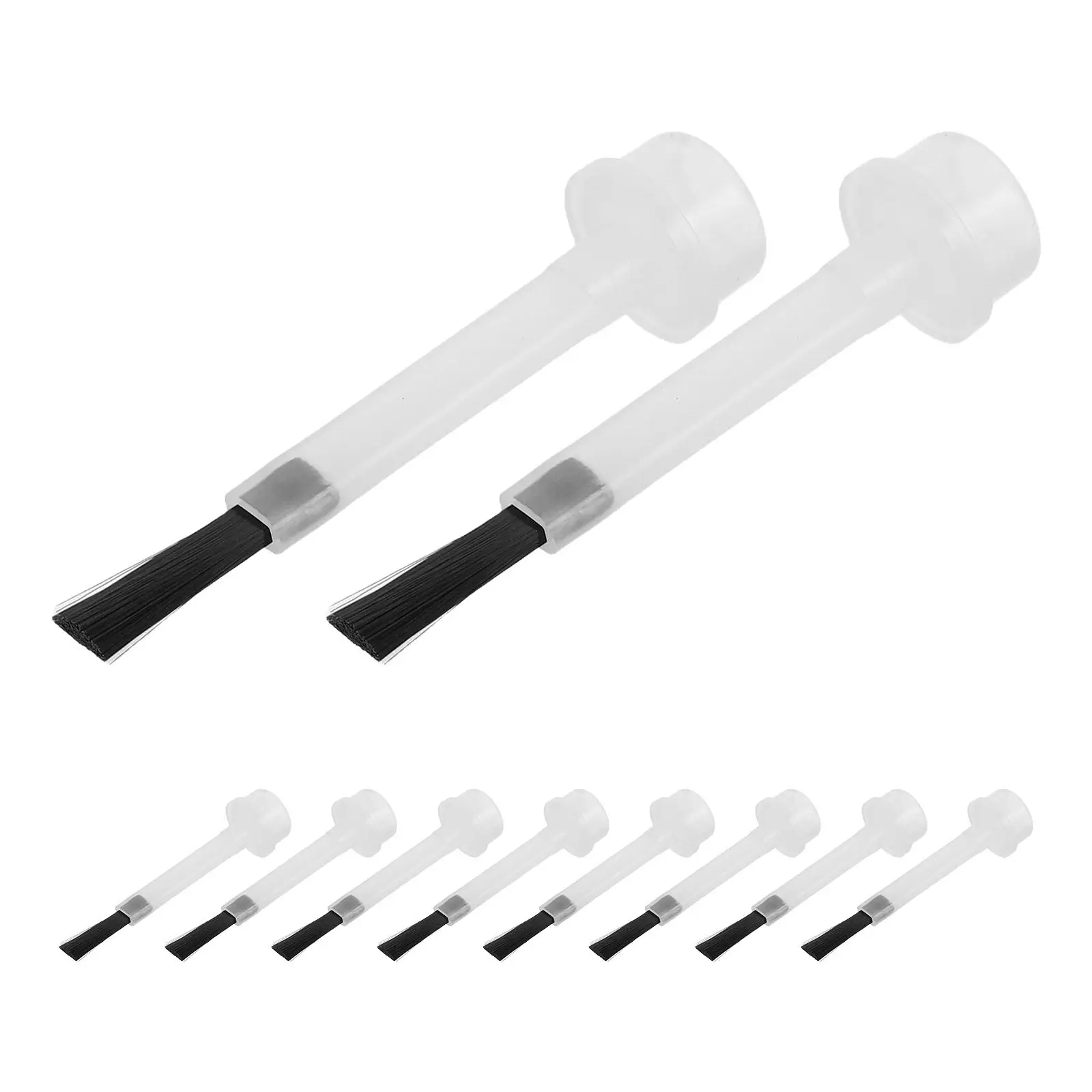 50Pcs Nails Oil Replacement Brush Heads for Gel Polish Dipping Powder Top Coat and Nail Nutrient Oil Precise Application Tools