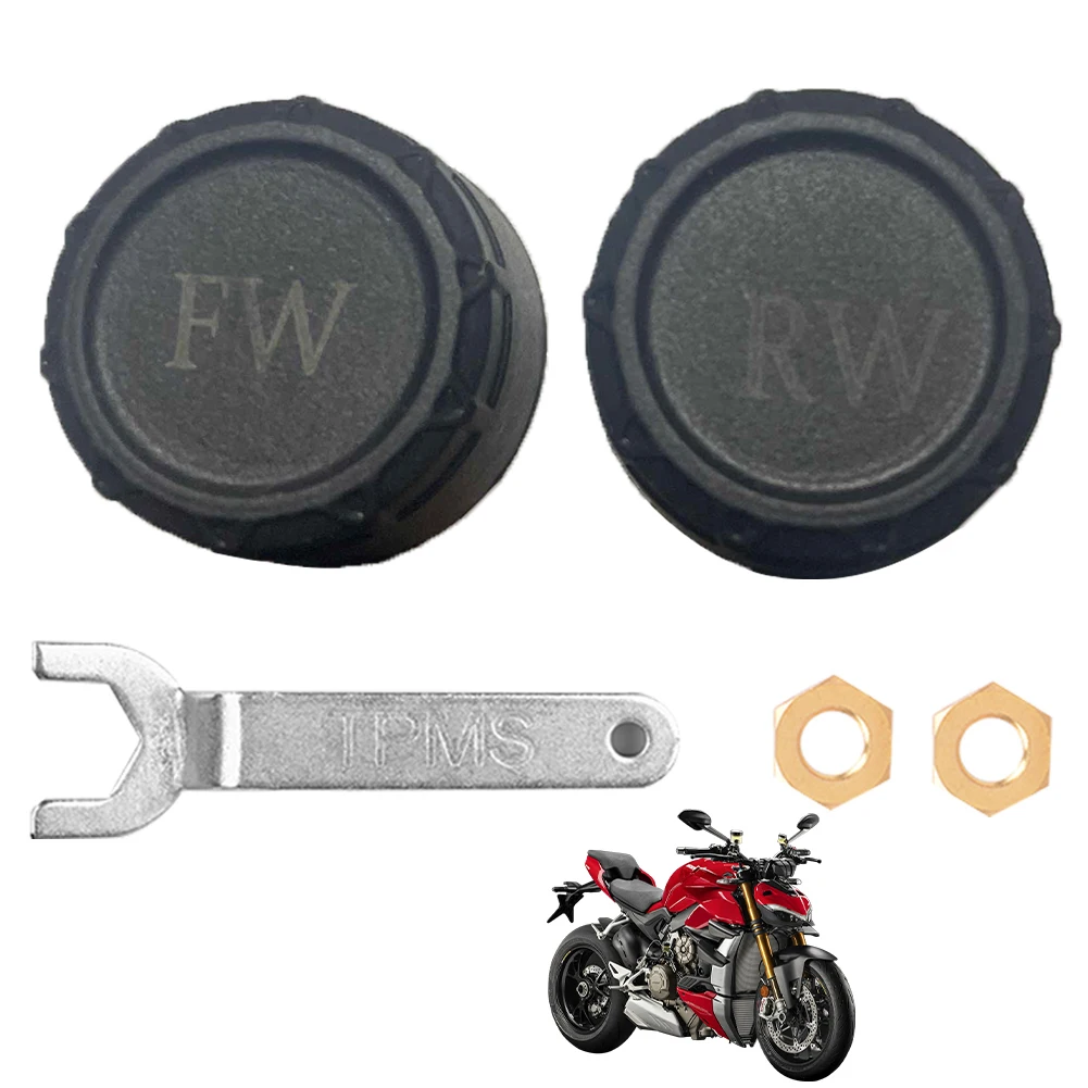 

2/4Pcs Tire Safety Monitoring System Bluetooth-Compatible 5.0 External Tire Pressure Monitoring System Car Tire Pressure Sensors