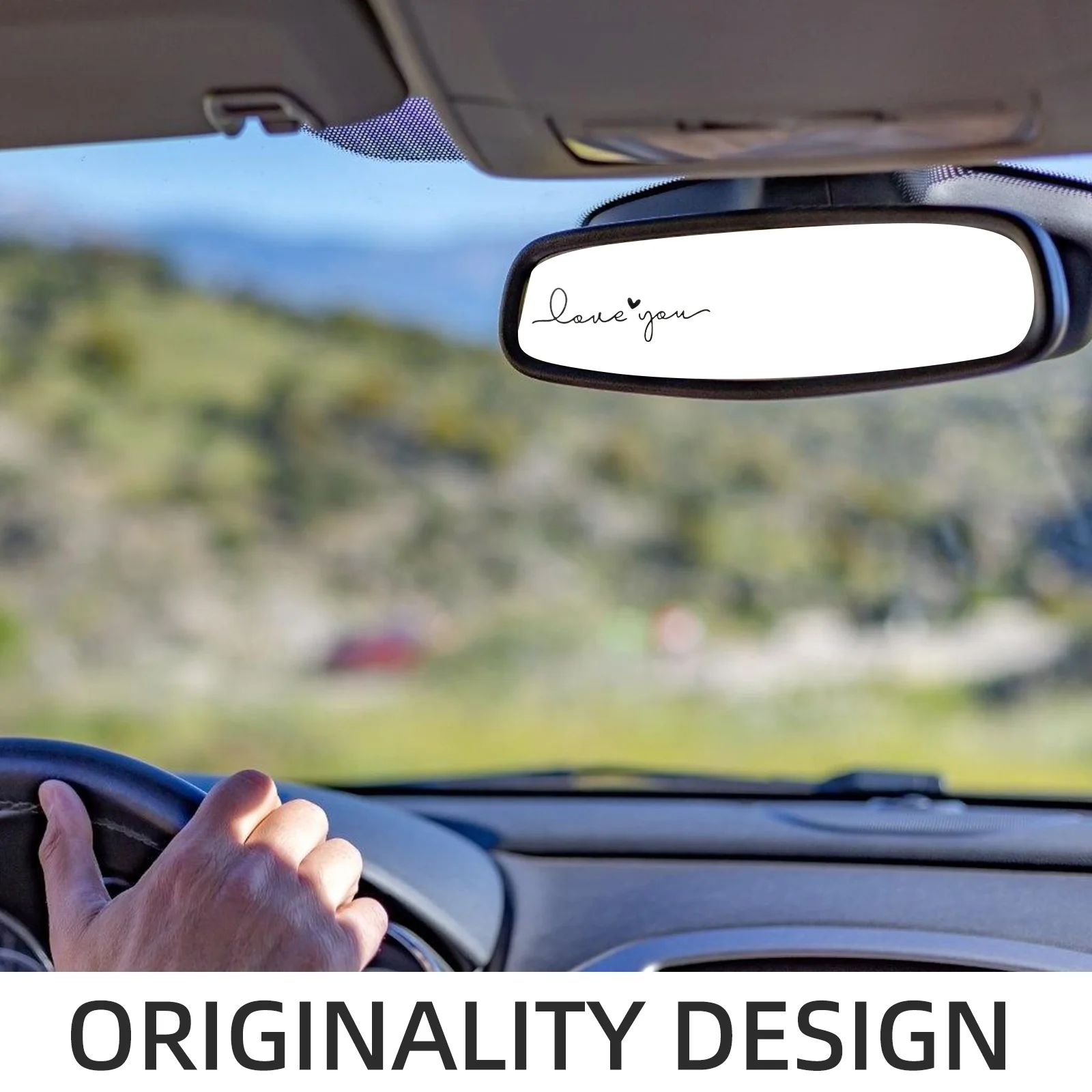 

2pcs Car Mirror Decals Automotive Rearview Waterproof Stickers Vehicle Body Art Window Decals For Car Decoration Exterior