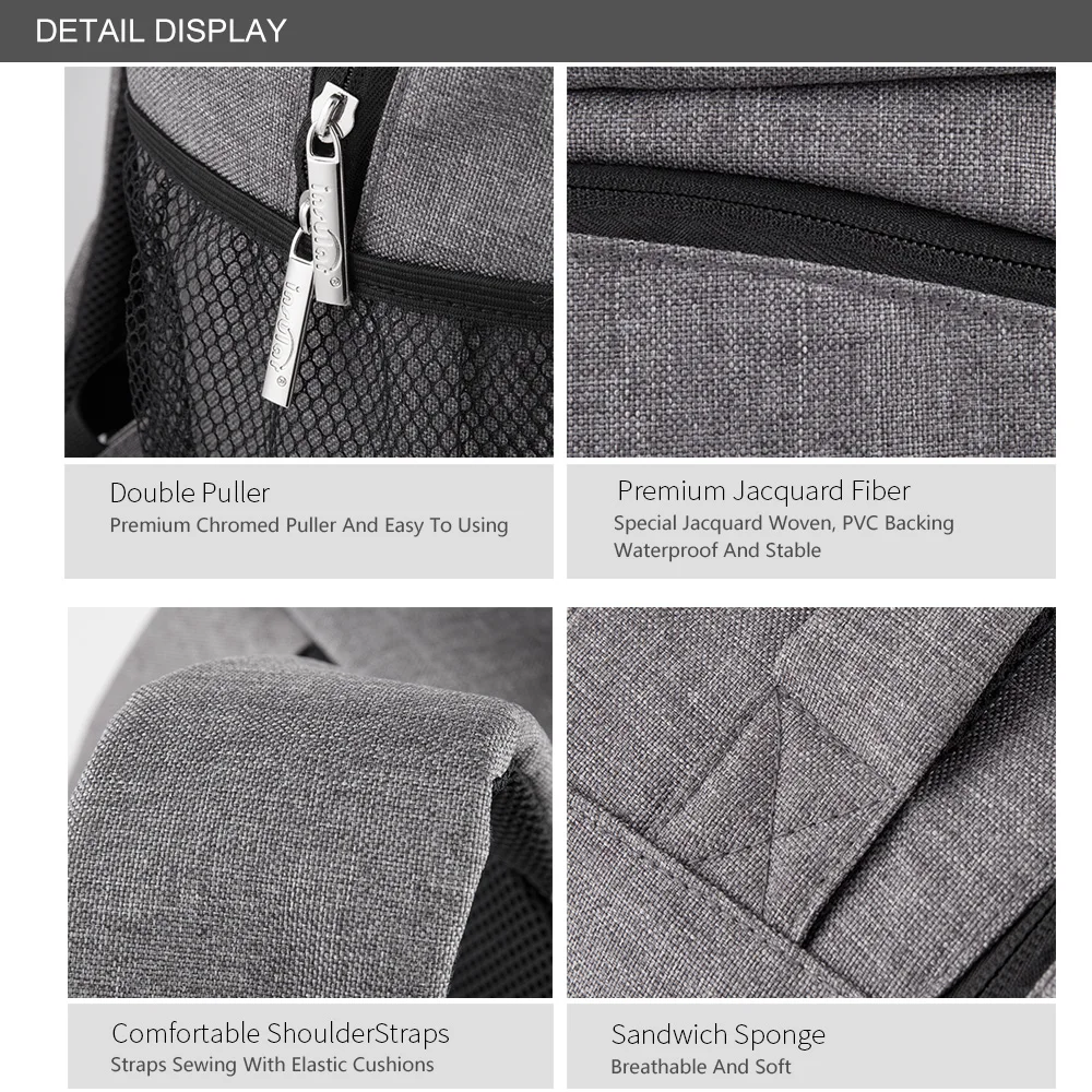 INSULAR العلامة التجارية الجديدة نمط بلون أكياس حفاظات الطفل حقائب الظهر متعددة الوظائف أكياس الأم حقائب الظهر مقاوم للماء حقائب الظهر للحفاضات