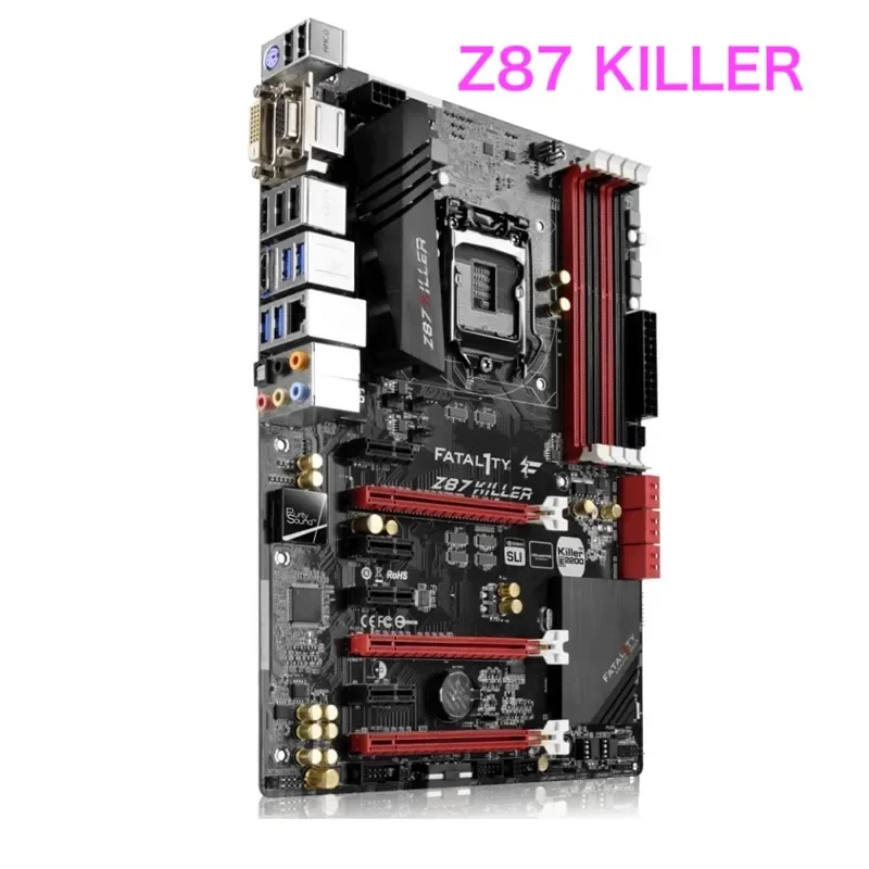 Adecuado para la placa base de escritorio ASRock Z87 KILLER 32GB LGA 1150 DDR3 ATX Z87 100% probado OK completamente funciona