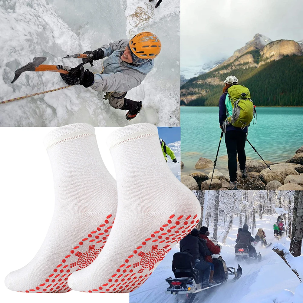 Chaussettes chaudes épaisses pour l'hiver, bas chauds de sport multifonctionnels confortables, antigel, Anti-Fatigue, pour la pêche et le Camping