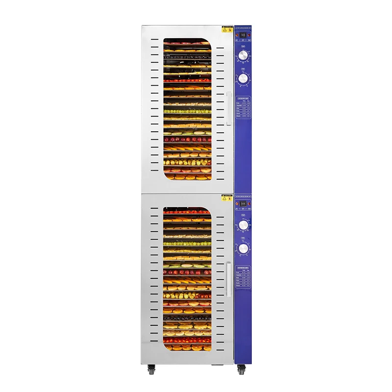 

Best Selling 40-Tray Electric Commercial Fruit & Vegetable Dryer Dehydrator Machine High Efficiency Food Dehydrator