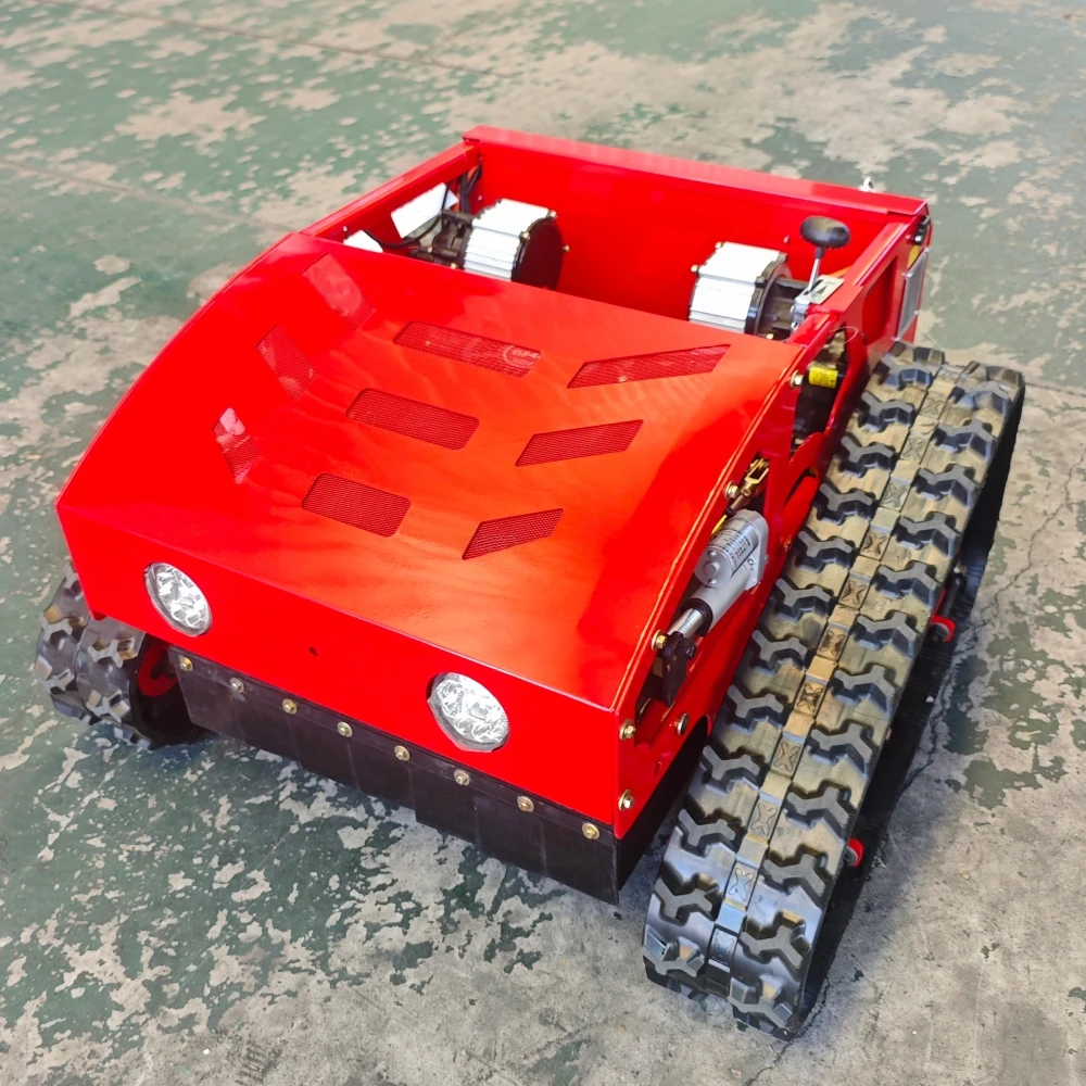 550mm CE/EPA Approved Remote Control Loncin 608cc Remote Start Crawler Lawn Mower for Sale