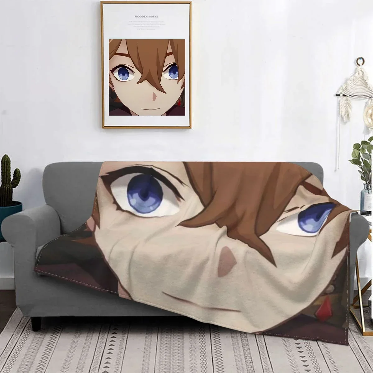 

DIY Anime Custom Blanket Flannel Children Photos Autumn Breathable Warm Winter Throw Blanket for Bedding Travel Sofa Cove Cute