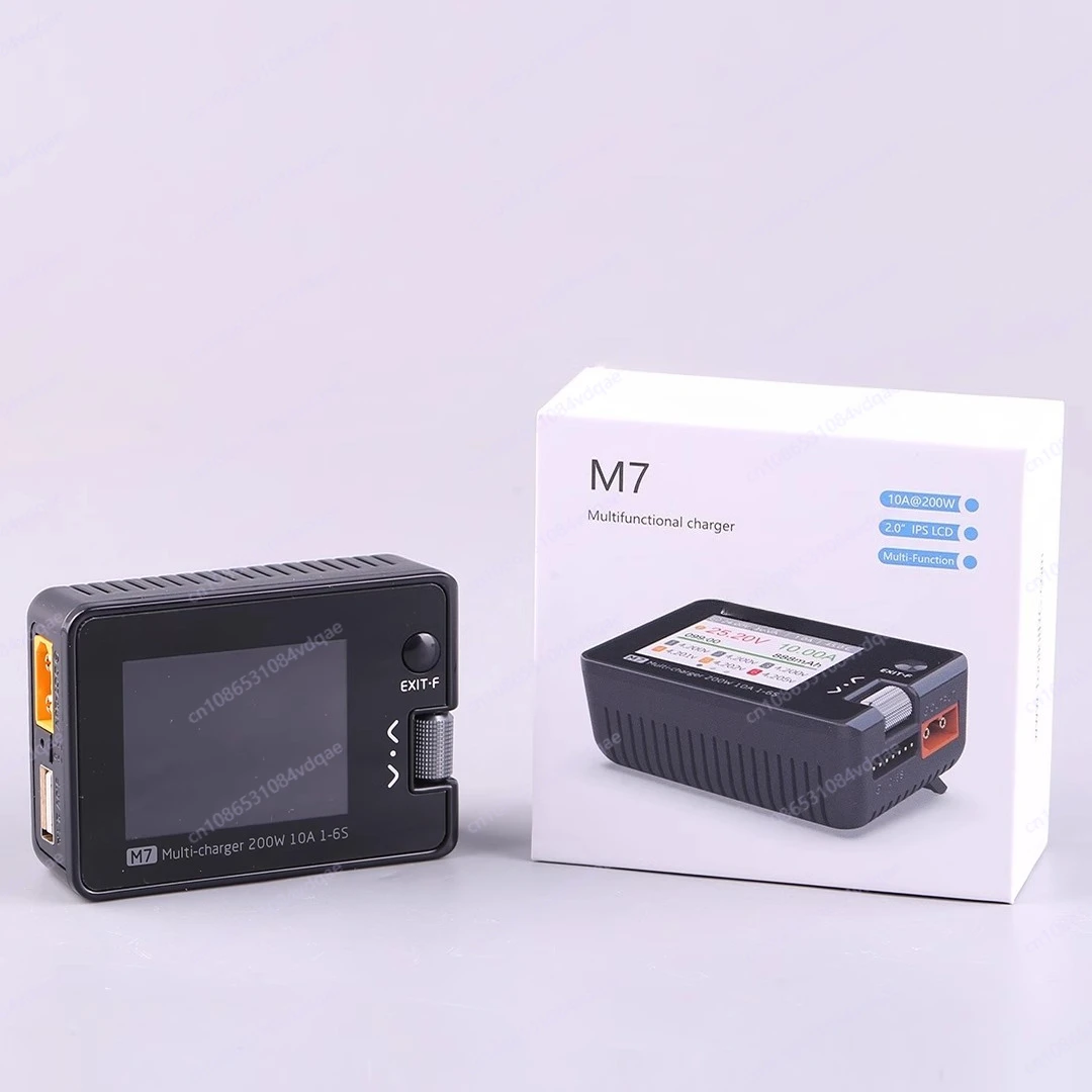 

M7 charger 1-6S 200W 10A model aircraft multi-function signal test compact balance charger