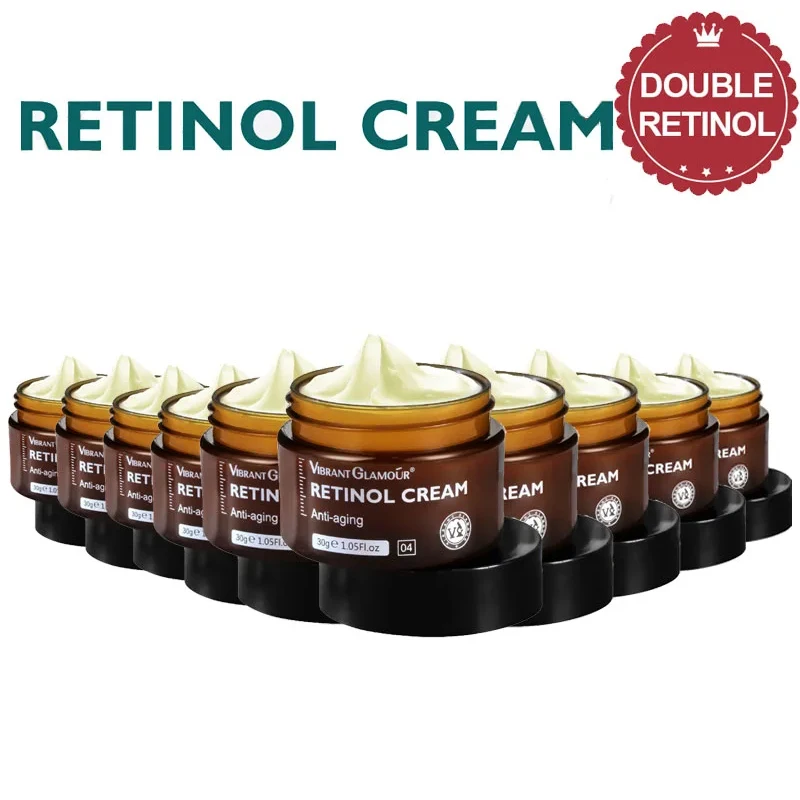 

Containing 2.5% Retinol Face Cream Moisturizing Deep Moisturizing, Easy To Absorb Facial Skin Care 30G 10PCS