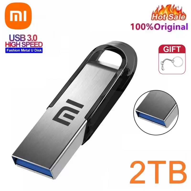 Xiaomi Usb 2Tb 3.2 Metalen Pen Drive Sleutel 1Tb 512Gb Type C Hoge Snelheid Pendrive Overdracht Opslag Waterdichte Flash Drive Geheugenstick