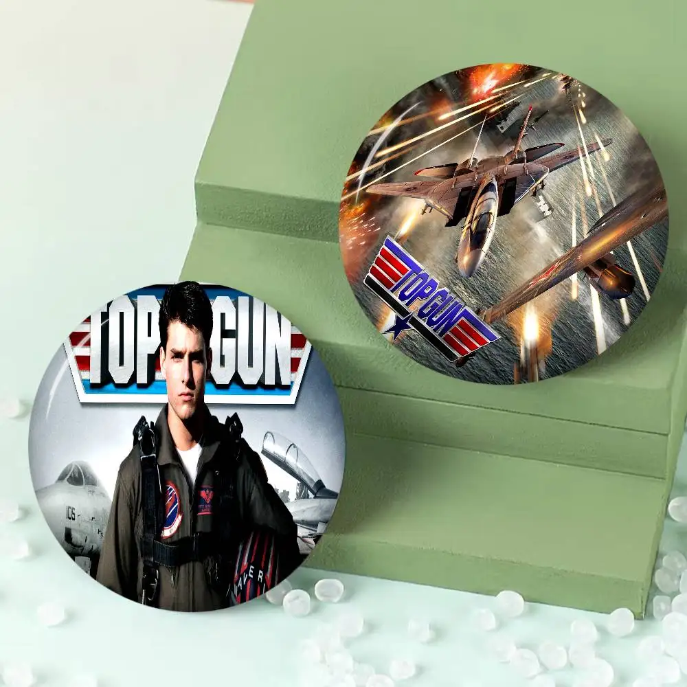 Action Movie Top Gun M-MaverickS Anime Button Pin Handmade Brooch for Clothes Cartoon Badge Backpack Decoration Jewelry