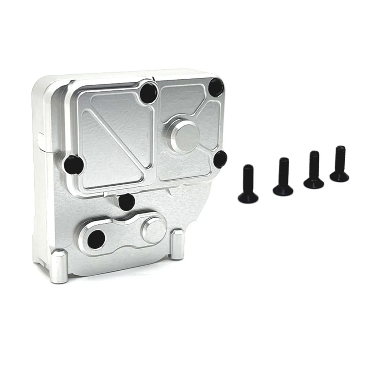 -MEOF RC سيارة ترقية متوسطة موجة صندوق الإسكان عدة ل MJX 1/12 H12Y H12Y + RC ترقية السيارات الملحقات الفضة
