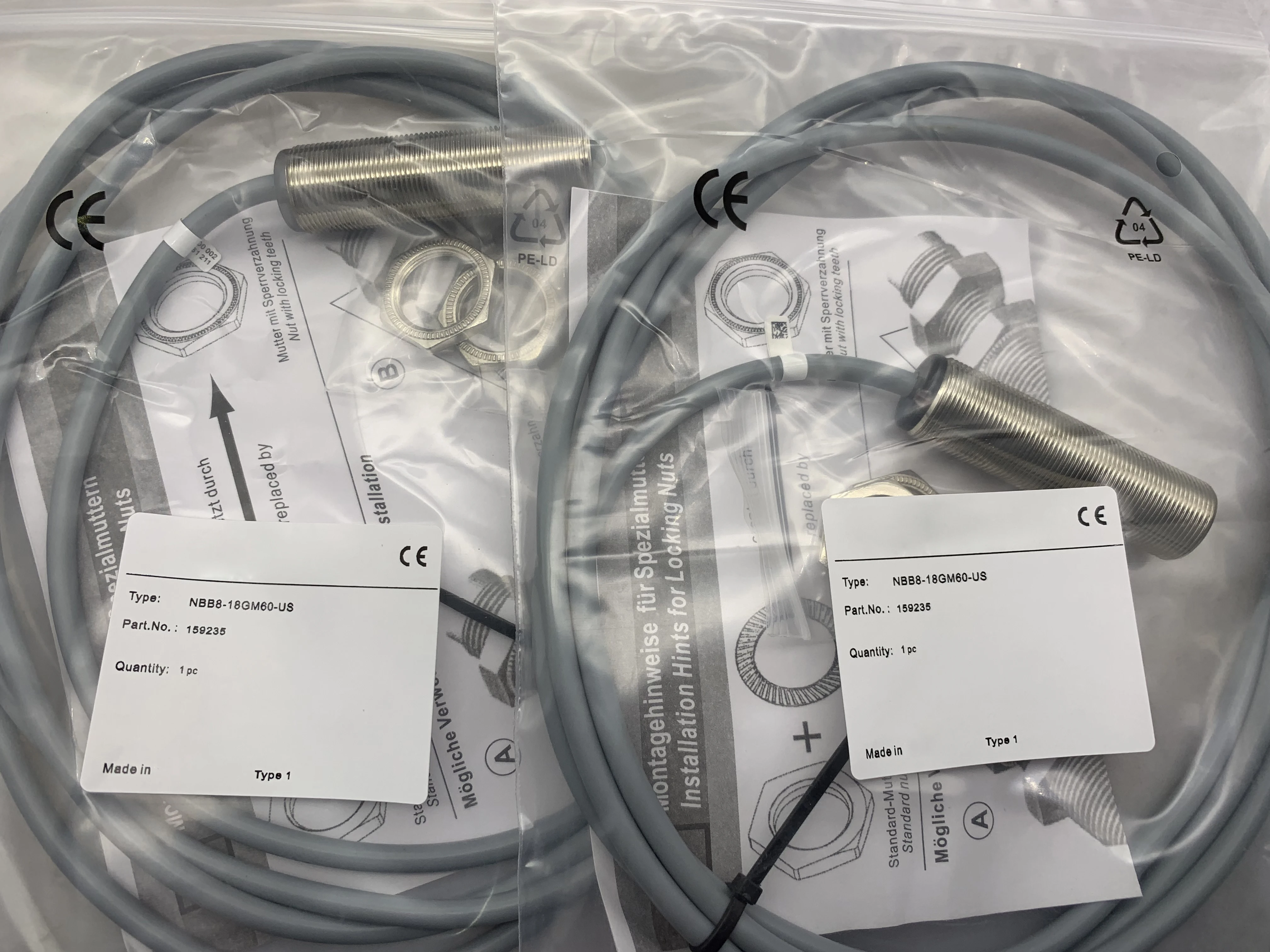 

В наличии: Новый индуктивный датчик приближения NBB8-18GM60-W0 NBB8-18GM60-WO NBB8-18GM30-E1. Гарантия 1 год. Надежный поставщик.